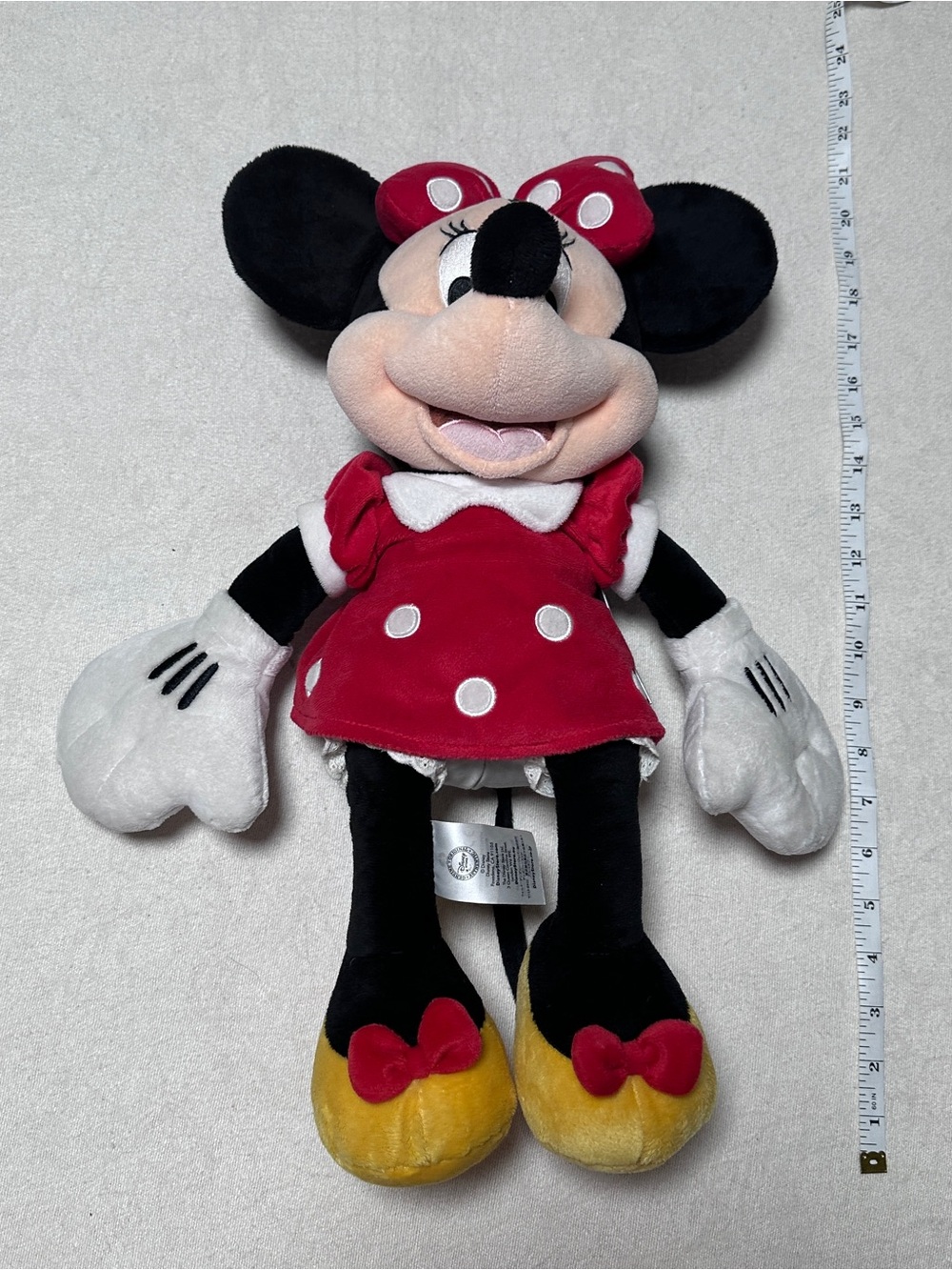 Disney Minnie Mouse Plush - Black, Red, White, Yellow